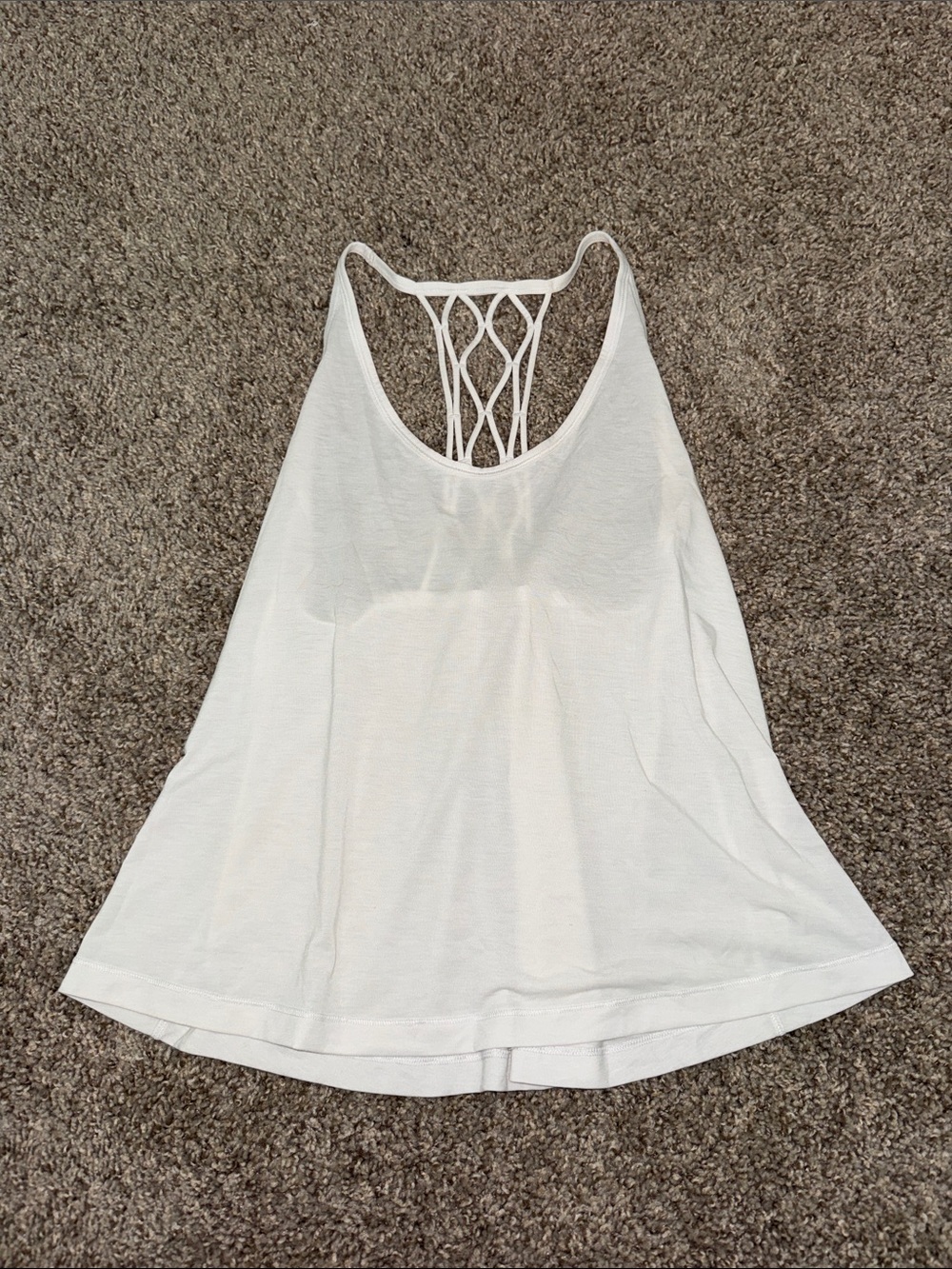 Lululemon athletica White Women's Strappy-Back Tank